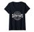 Womens Bionic Hip Club Custom Parts Joint Hip Replacement V-Neck T-Shirt