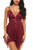 Avidlove Sexy Lingerie Babydoll Chemise Strap Lace Teddy Outfit for Women Wine Red