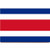 Costa Rica flag fridge magnet San Jose travel souvenir