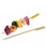 Prexware 6 Inch Bamboo Picks Paddle Skewers BBQ Picks 100 Pack