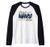 Blue Digital Bold Proud Navy Sister Raglan Baseball Tee