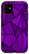 iPhone 11 Simple Geometric Pattern Purple Low Poly Polygons Modern Case