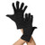 ALLNOWA Adult Unisex Wrist Length Spandex Full Finger Gloves Costume Glove One Size Fits All -Black-