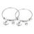 FEELMEM Best Friend Gift Short and Tall Best Friends Matching Keychain BFF Friendship Jewelry Gift -wire bracelet - set-