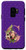 Galaxy S9 Purple floral Initial Letter G monogram blush lilac flowers Case