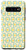 Galaxy S10 Vintage retro classic 1960s look yellow and blue pattern Case