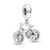 MiniJewelry Bike Charm Bicycle Dangle Charm for Bracelets fits Pandora Charms Bracelets Women Sterling Silver Charm