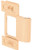 Defender Security U 9486 Adjustable Door Strike, Brass Plated, 3-Piece