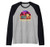 California Surf Manhattan Beach Vintage Van Surfer Raglan Baseball Tee