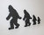Bigfoot Family of 4 - Sasquatch Family of 4 - Bigfoot Wall Art - Sasquatch Wall Art - Bigfoot Woodwork - Bigfoot Family Art - Sasquatch Art