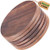 Wood Coasters for Drinks Natural Walnut Solid Wooden Drink Coaster Set for Table  Rustic Farmhouse Absorbent Cup Coaster for Cold Drinks Wine Glasses