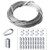 Amadget Stainless Steel Wire Rope  316 Marine Grade Cable Railing Kit  Aircraft Wire Rope and Picture Hanging Kit for Railing  Decking  DIY Balustrade