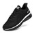 Lamincoa Mens Air Cushion Running Sneakers Lightweight Mesh Breathable Athletic Tennis Gym Sport Walking Shoes Fitness Jogging Casual Footwear Black S