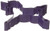 R & M Polyresin Coated Unicorn Cookie Cutter, 4.5-Inch, Purple