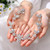 Unicra Bride Crystal Wedding Hair Vine Silver Flower Bridal Hair Piece Rhinestone Hair Accessories for Women and Girls