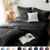 LBRO2M Bed Sheets Set Queen Size 6 Piece 16 Inches Deep Pocket 1800 Thread Count 100 Microfiber Sheet Bedding Super Soft Hypoallergenic Breathable Re