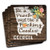 Georgia Peach State Gift Souvenir 4pc Coaster Set