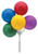 Bright Primary Colored Balloon Clusters for Cakes or Cupcakes! by DecoPac