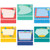 Creative Teaching Press Mid Century Mod Postcards 6 Cut-Outs 8223