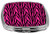 Rikki Knight Compact Mirror, Hot Pink Zebra