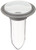 Jarware 82627 Salt and Pepper Shaker for Regular Mouth Mason Jars, Grey