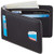 Casmonal Mens Leather Wallet Slim Front Pocket Wallet Billfold RFID Blocking TeNapa Black