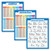 3 Pack - Addition  Subtraction Math Posters  Manuscript Writing ABC Alphabet Chart Laminated 18 x 24