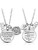 Hicarer 2 Pieces 2020 Graduation Necklace Congrats Grad Gifts Stainless Steel Jewelry for Graduates