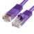 Cmple - RJ45 CAT5 CAT5E ETHERNET LAN NETWORK CABLE - 7 FT Purple