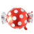 Sweet Candy Foil Balloons Helium Balloon Wedding Decoration Baloon Marriage air Balls Happy Birthday Party Balloons Event Candy Dot Red