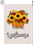YaoChong Welcome Pumpkin Sunflower Garden Flag Vertical Double SizedSeasonal Farmhouse Summer Autumn Fall Holiday Burlap Yard Outdoor Decor 12_5 x 18 Inch