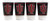 NCAA Indiana Hoosiers Plastic Tumbler Set