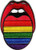 C D Visionary JSX Rainbow Tongue Patch Multi Color