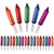Ruisita 60 Pieces Multi Color Mini Christmas 2_5 Volt Replacement Light Bulbs for Christmas Trees Decorations