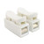10Pcs 2P CH2 Quick Connector Spring Wire Connector Screw Terminal Wire Connectors for LED Strip Light Wire Connecting Butt Terminal Block