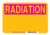 Brady 88935 Self Sticking Polyester 10 X 14 Radiation Sign Legend Blank