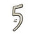 HY-KO PRODUCTS 30605 Number 4 H Reflective Silver
