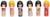 Iwako Kokeshi Doll Japanese Eraser 1 Supplied