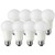 TCP 100 Watt LED A19, 8 Pack, 1600 Lumens, Soft White 2700K, Non-Dimmable Light Bulbs