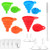 Mukum 13Pcs Silicone Collapsible Funnel Set Funnels for Filling Bottles Small and Large Foldable Kitchen Funnel for Water Bottle Liquid Transfer Food Grade Funnels