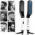 DeRush Beard Straightening Comb for Men Electric Multifunctional Hair Styler Electric Hot Comb and Beard Straightening Brush Ion Beard Straightener Portable Travel Hair Styling Beard