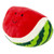 Giftable World Metropawlin Pet 7 Inch Plush Pet Toy Smiling Watermelon with Squeaker Dog Chew Toy