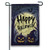 JANBOR Scary Forest with Pumpkin Bat Cobwebs Halloween Garden Flag 12 x 18 Inches Vertical Double-Sided Applique Perfect for Outdoor Yard Decor