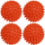 Black Duck Brand Dryer Balls 4 Pack Orange- Reusable Dryer Balls Replace Laundry Drying Fabric Softener and Saves You Money
