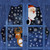 BININBOX Christmas Window Clings Stickers Holiday Christmas Decals Decorations Santa Claus Reindeer Snowflakes Decals for New Year Christmas Party Decoration Window Stickers Santa Claus