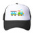 OASCUVER Boys Train Hat Adjustable Snapback Mesh Baseball Trucker Cap for Boys and Girls Train Black one Size