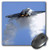 3dRose LLC 8 x 8 x 0.25 Inches US Raptor Plane Pattern Mouse Pad (mp_50952_1)