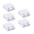 uxcell Spring Wire Connectors Quick Cable Connector Press Type Terminal Barrier Block 2 Ways 5pcs