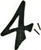 Hy-Ko House Number Colonial Black 3-12