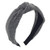 MHDGG Knotted Headbands for Women GirlsGlitter Mesh Hairband Head Band for Women Wide Headbands Shiny Sequin Cross Knot Hair Hoop Headband Bezel Hair AccessoriesSilver